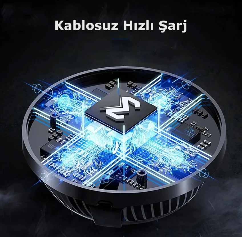 هولدر و شارژر وایرلس GW02 با نور RGB