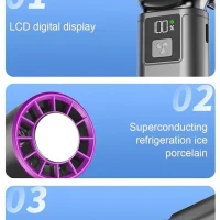 پنکه دستی خنک کننده A3 Pro با صفحه سرمایش