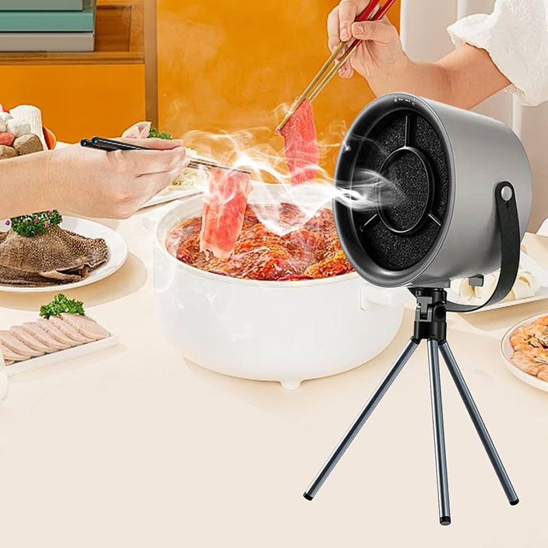 هود رومیزی G07 مشکی | هود پرتابل مکنده دود و بو